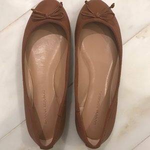 Banana Republic Leather Bow Ballet Flats Size 6